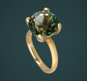 Золотое кольцо 8258: жемчуг, 